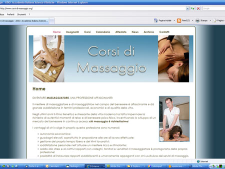 corsi-di-massaggio.org: il sito dedicato ai corsi di massaggio della Scuola Oleòs - AISO: Accademia Italiana Scienze Olistiche