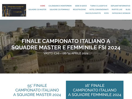 FINALE CAMPIONATO ITALIANO A SQUADRE MASTER E FEMMINILE FSI 2024